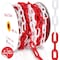 Pyle 8Mm Plastic Chain (Red&White Color) PCHN32 - alternate 1